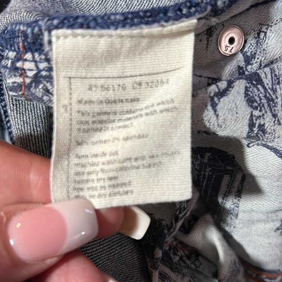 Anthropologie Pilcro STET High Rise Ankle Crop Skinny Jean Size 28 - Picture 6 of 8